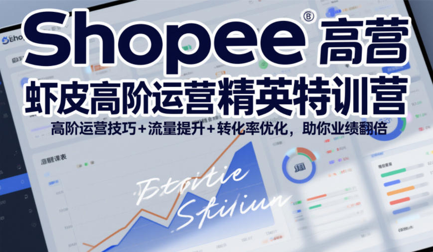 Shopee虾皮高阶运营精英特训营，高阶运营技巧+流量提升+转化率优化，助你业绩翻倍（更新26年7月）-云析科技