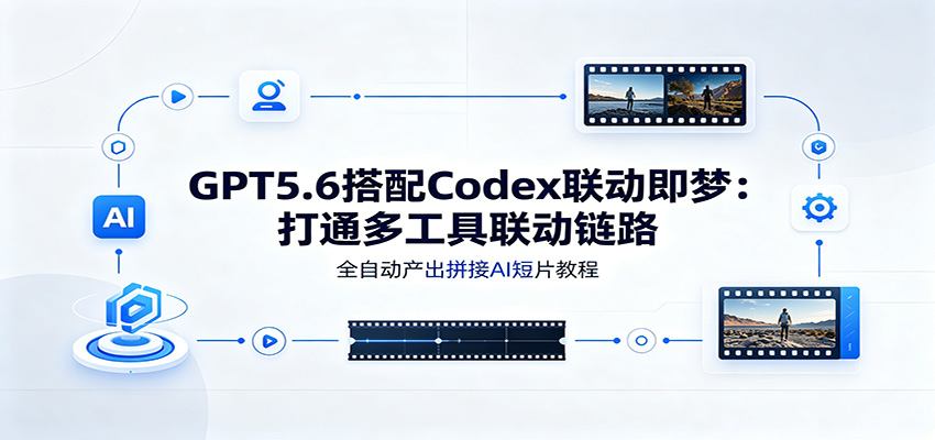 GPT5.6搭配Codex联动即梦：打通多工具联动链路，全自动产出拼接AI短片教程-云析科技